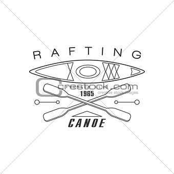 Rabting Canoe Club Emblem Design