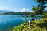 Fishing Rods - Levico Lake Trentino Italy