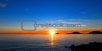 Sunset in the Gulf of La Spezia - Italy