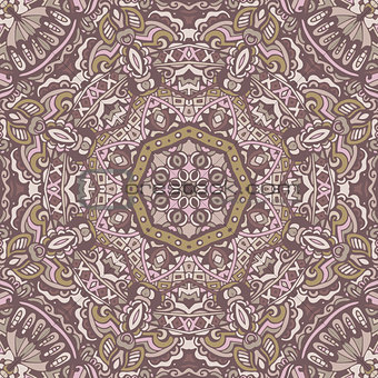 Abstract mosaic motif seamless pattern