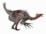 Therizinosaurus Dinosaur Side Profile
