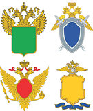 Russia emblematic and heraldic templates