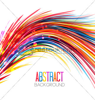 Colorful abstract line