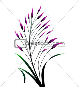 Vector colorful grass