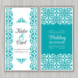 Decorative wedding invitation