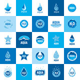 vector logo water