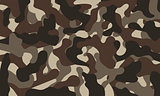 Army Camouflage Pattern Khaki Color. Vector Illustration.