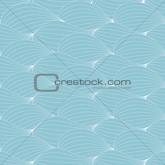 Abstract Wave Seamless Pattern Background. Vector Illustration