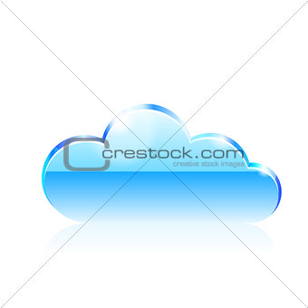 Cloud icon. Vector