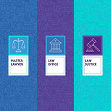 Line Law Justice Patterns Set