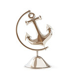 old anchor globe 3d Illustrations on a white background