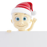 baby santa hat on a white background