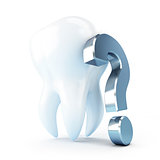 dental treatment under a question mark