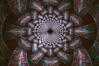 Abstract fractal fantasy psychedelic pattern.