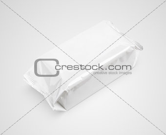 Wet wipes package isolated on gray