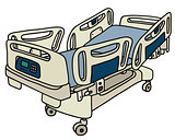 Hospital position bed