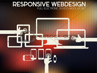 Responsive design kit of electronic gadgets
