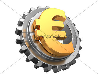 euro and gear wheel