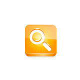 Search icon. Vector