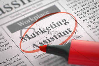 Marketing Assistant Join Our Team.