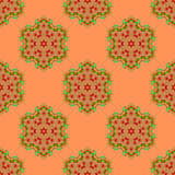 Creative Ornamental Seamless Red Pattern