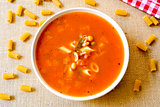 minestrone, typical italian soup