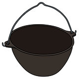Classic black kettle