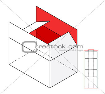 Simple vector box template
