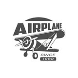Airplane Emblem Design
