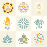 Set of Yoga and Meditation Symbols