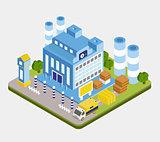 Isometric Factory Building