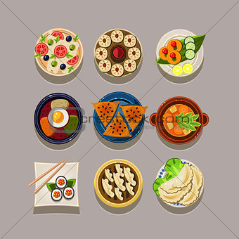 Korean food Illustration