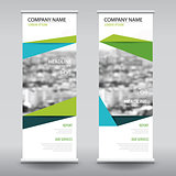 roll up business brochure flyer banner design vertical template 