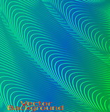 Line wawes abstract background