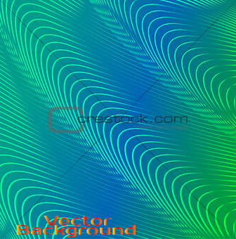 Line wawes abstract background