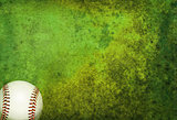 Textured Baseball Field Background with Ball