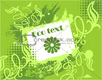 Vector eco design card