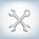 spanner and wrench icon
