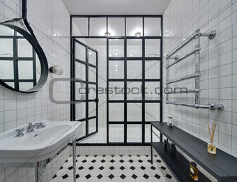 Modern style bathroom