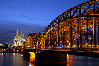 Hohenzollern Bridge in Cologne
