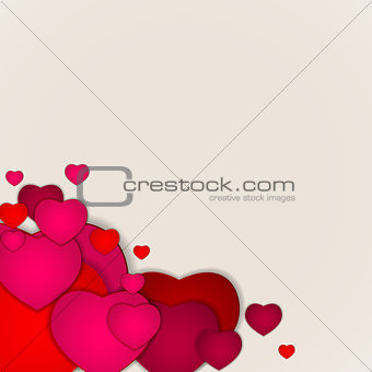 Heart Background Vector Illustration