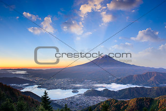 Mt. Fuji Autumn Sunrise