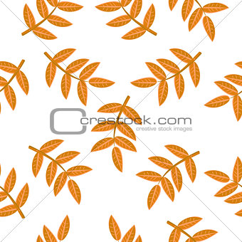 Seamless pattern with leaf, abstract leaf texture, endless background