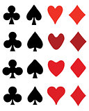 playing card symbols