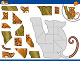 jigsaw puzzle with tarsier