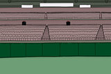 Large Stadium with Scoreboard