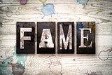 Fame Concept Metal Letterpress Type