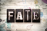 Fate Concept Metal Letterpress Type