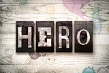 Hero Concept Metal Letterpress Type