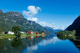 Beautiful Nature Norway natural landscape.